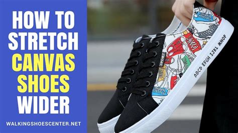 how to widen canvas shoes